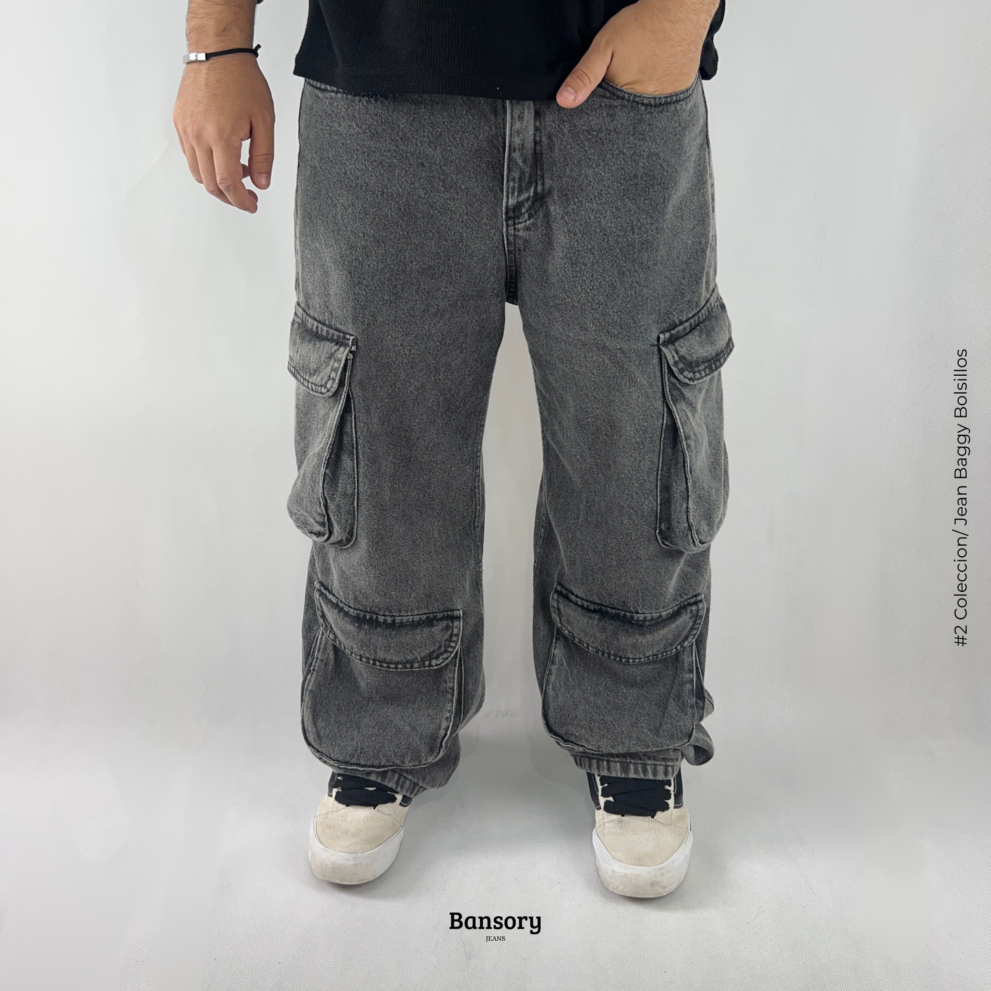 Jean Baggy Bolsillos