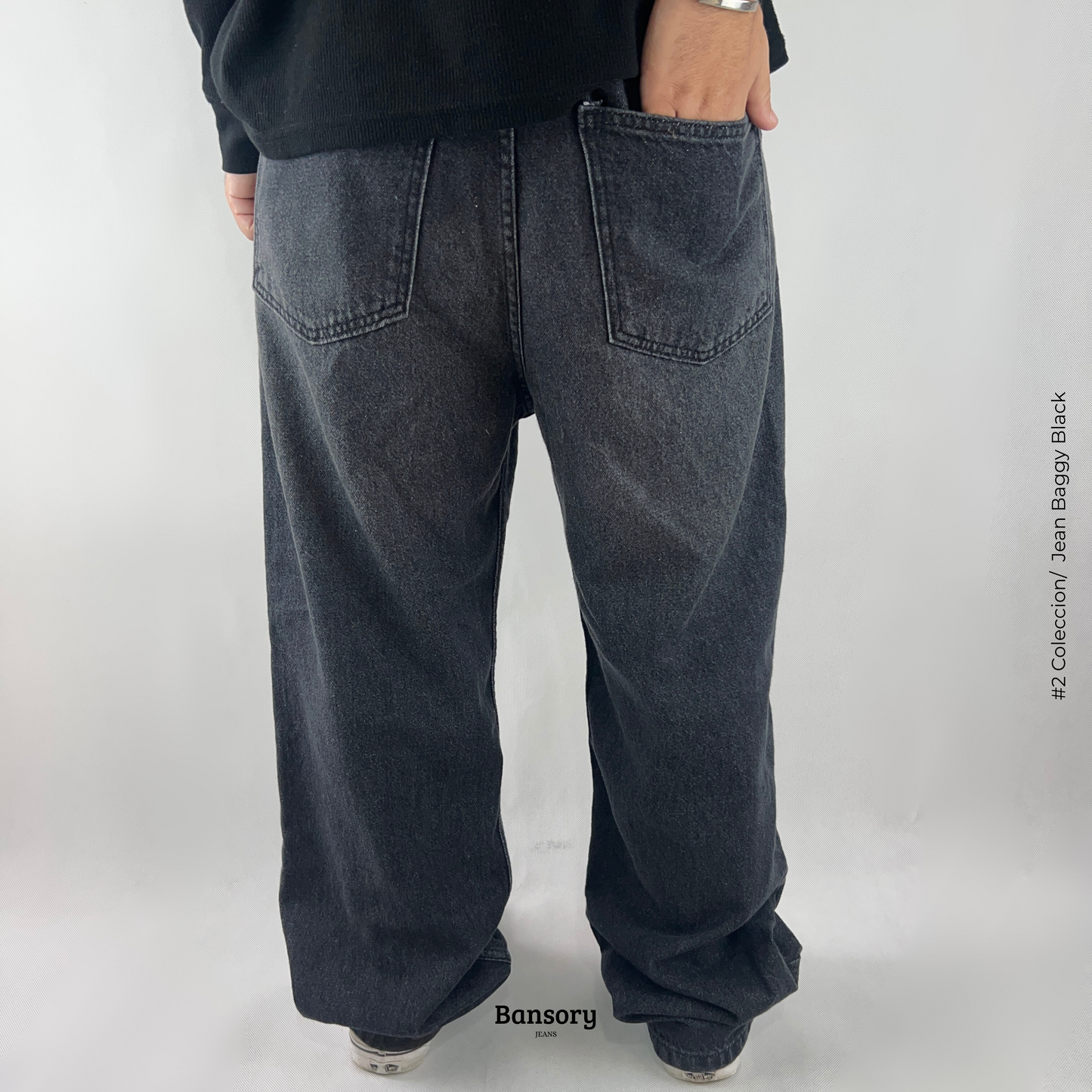 Jean Baggy Black
