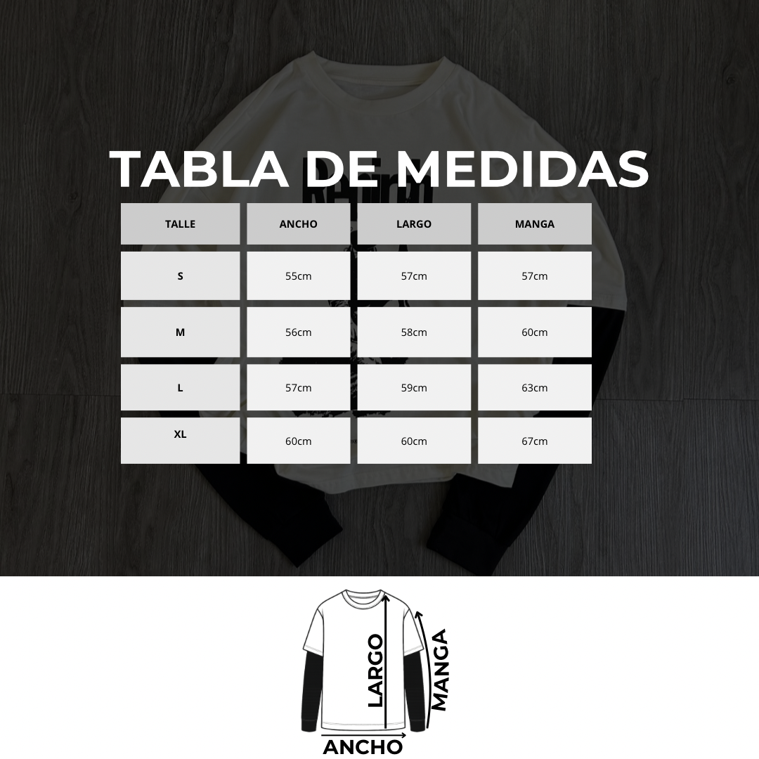 Remera Doble Manga "Fearless"