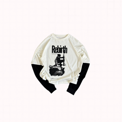 Remera Doble Manga "Fearless"