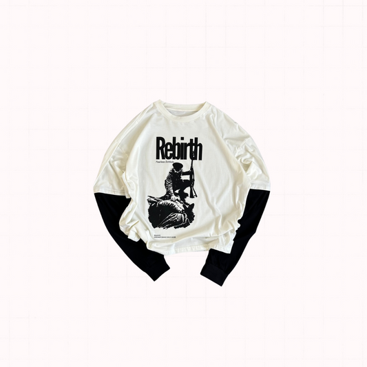 Remera Doble Manga "Fearless"